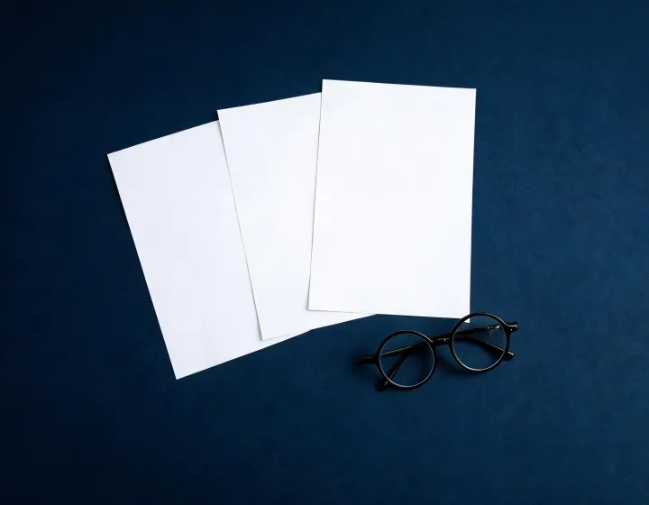 Side-by-side factory quote sheets for black round glasses